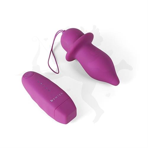 Vibrador anal inalámbrico satinado suave